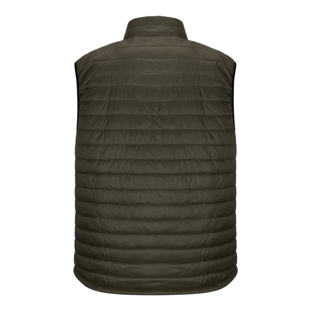 Kingston Rip-Stop Gilet - Olive/Merlot by Hoggs of Fife