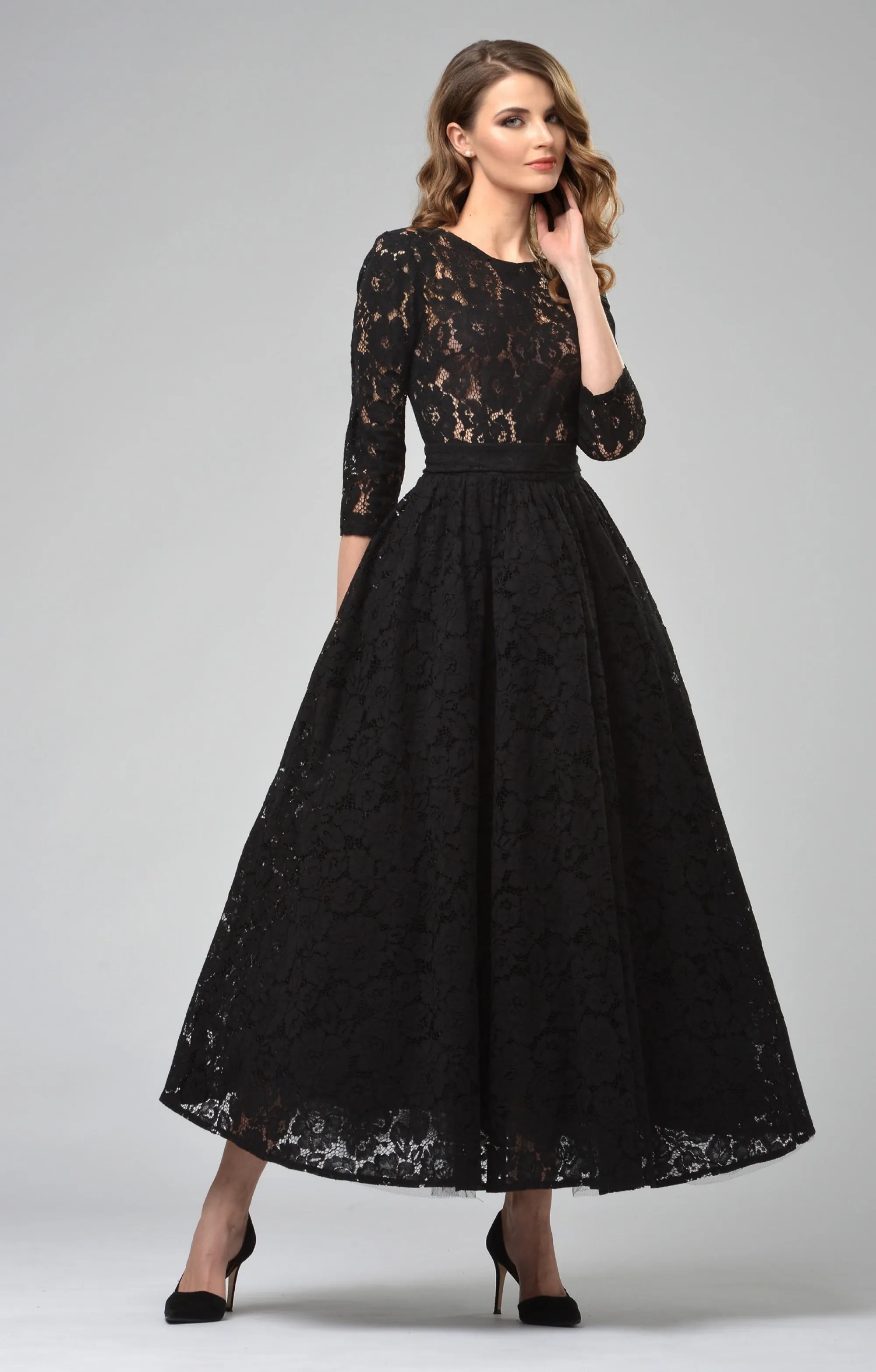 Lace dress "Vicktoria" Black