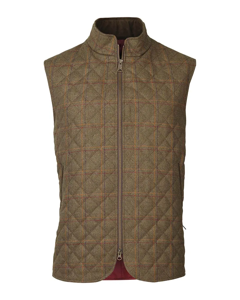 Laksen Woolston Tweed Quilted Vest