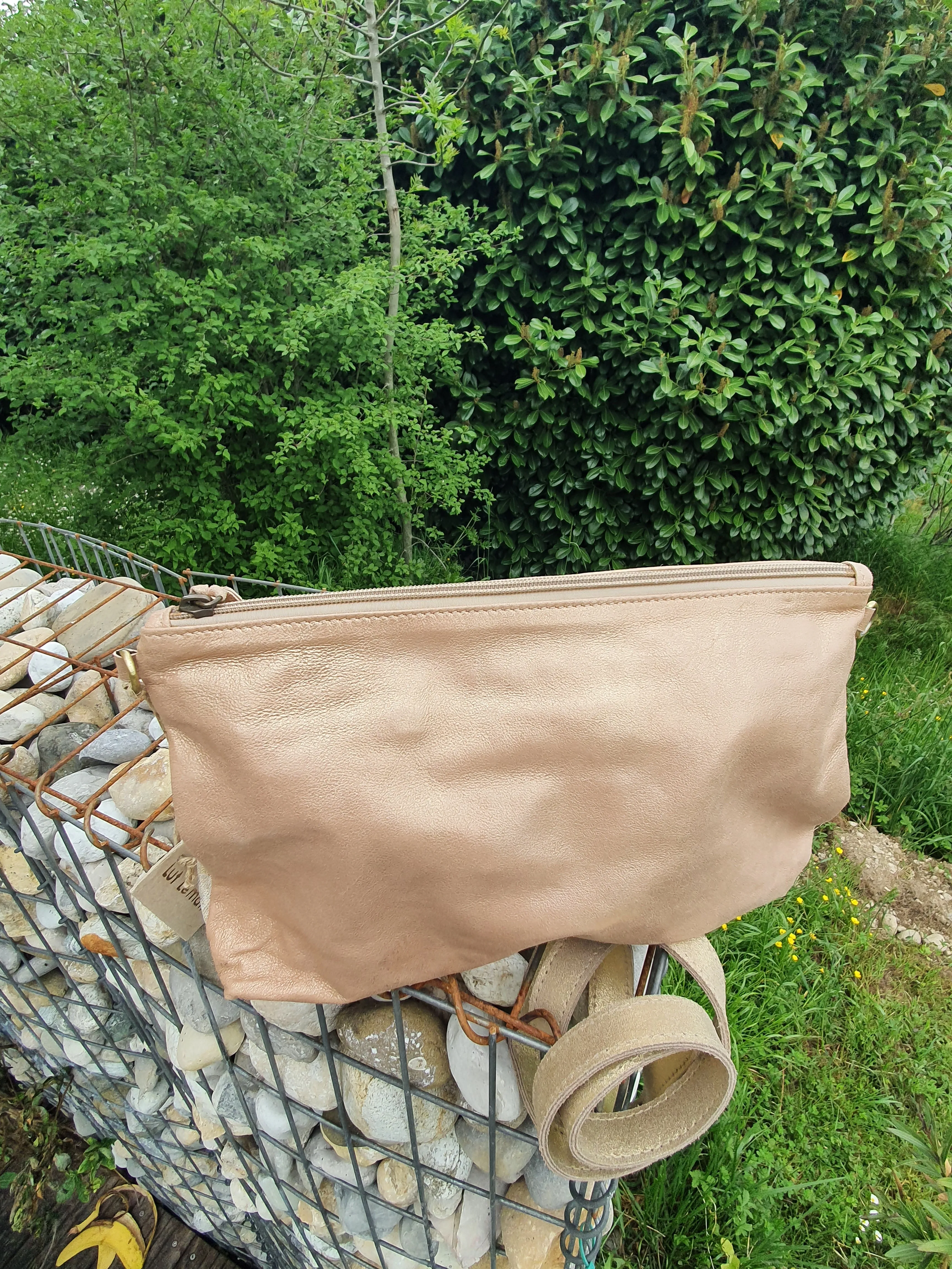 Leather pochette BRIGITTE