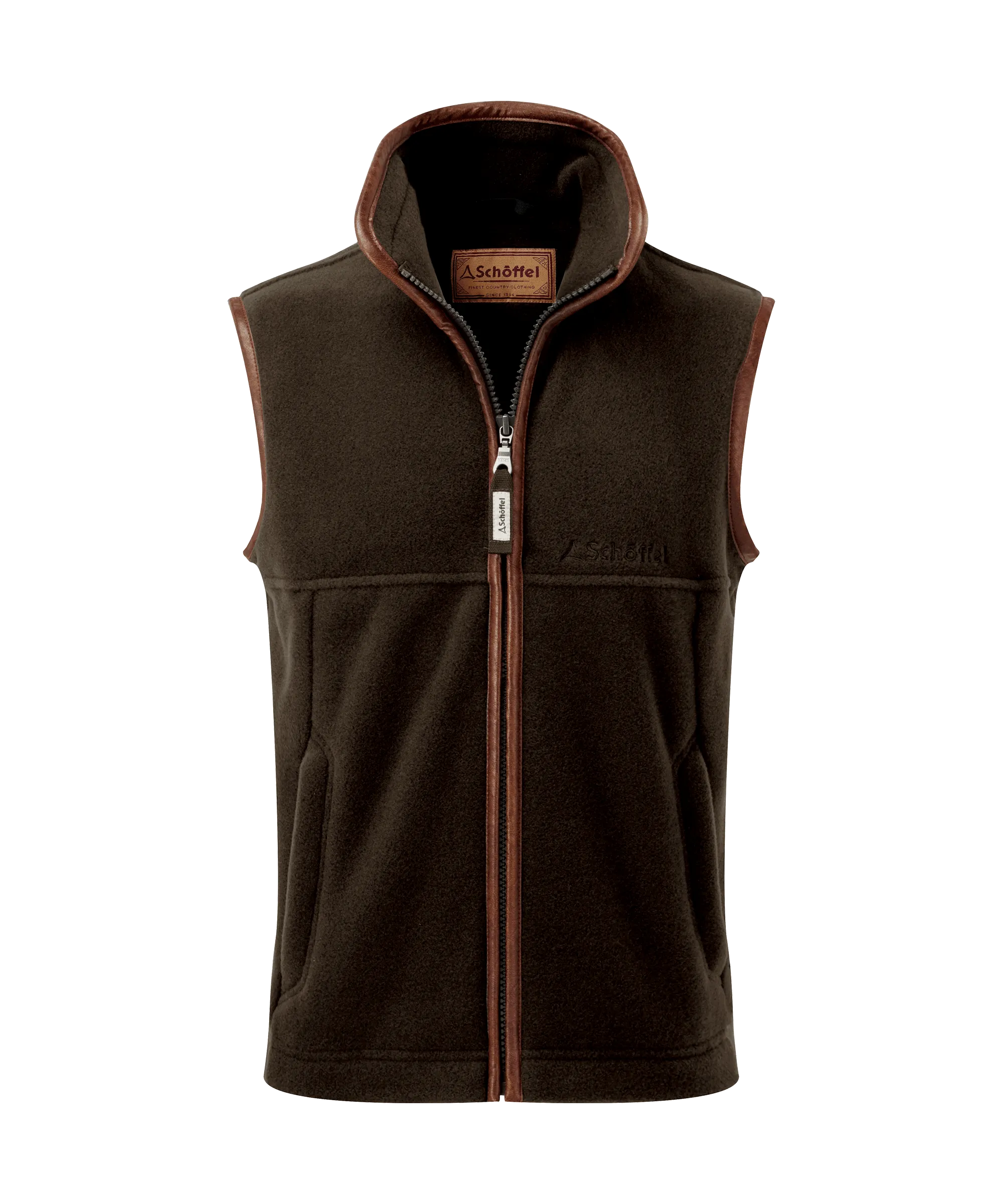 Little Oakham Fleece Gilet - Dark Olive