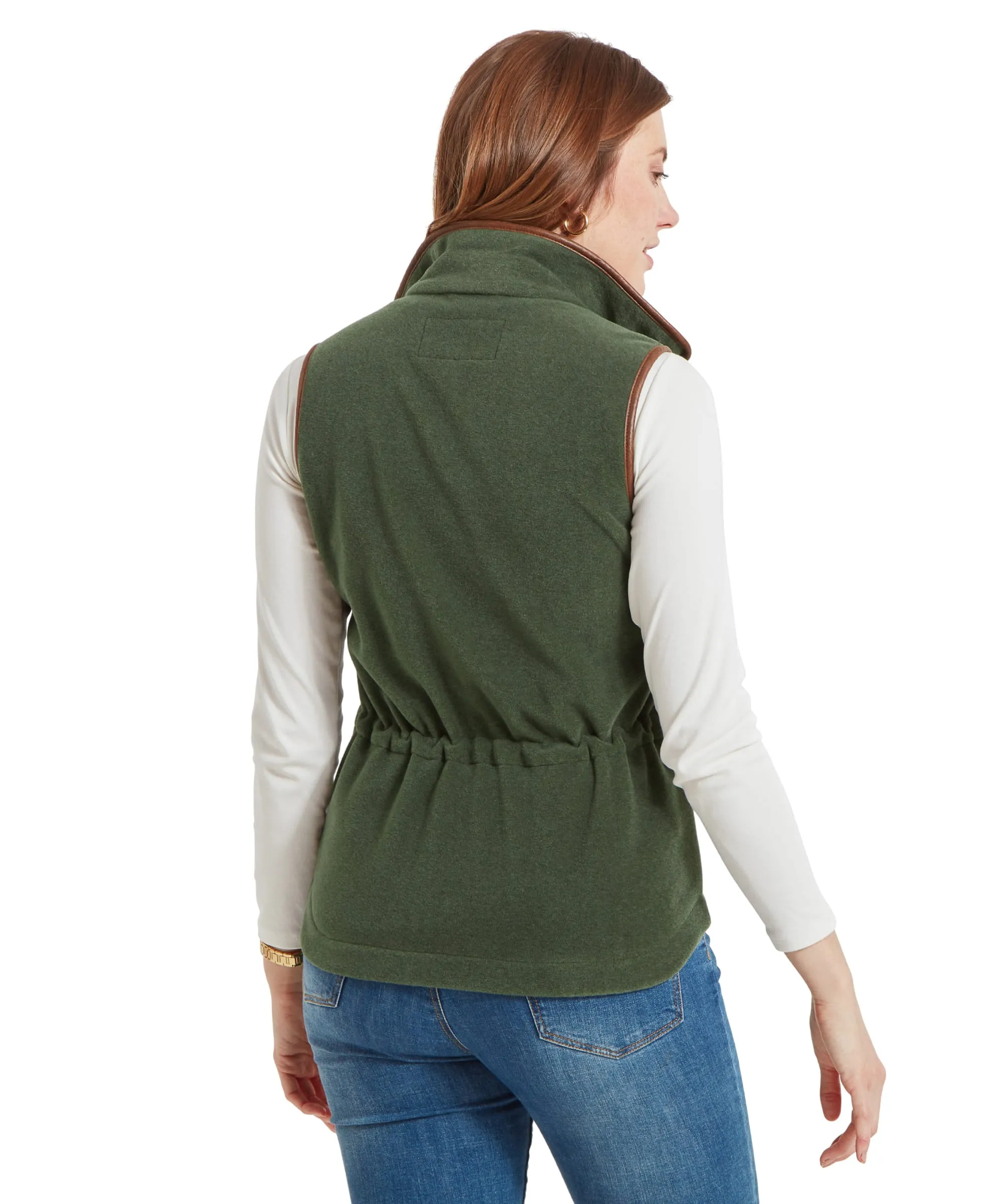 Lyndon Fleece Gilet - Cedar Green