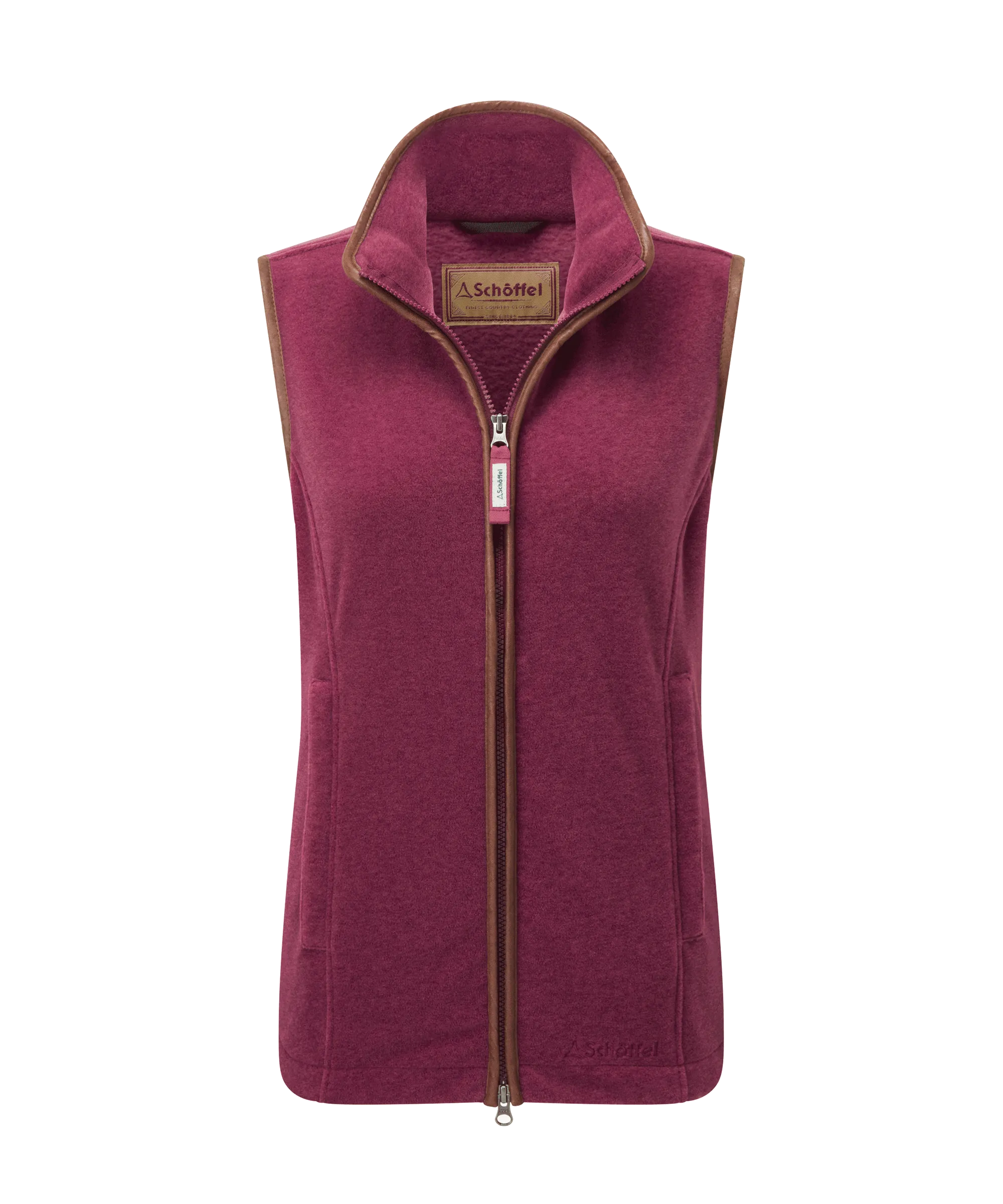 Lyndon Fleece Gilet - Mulberry