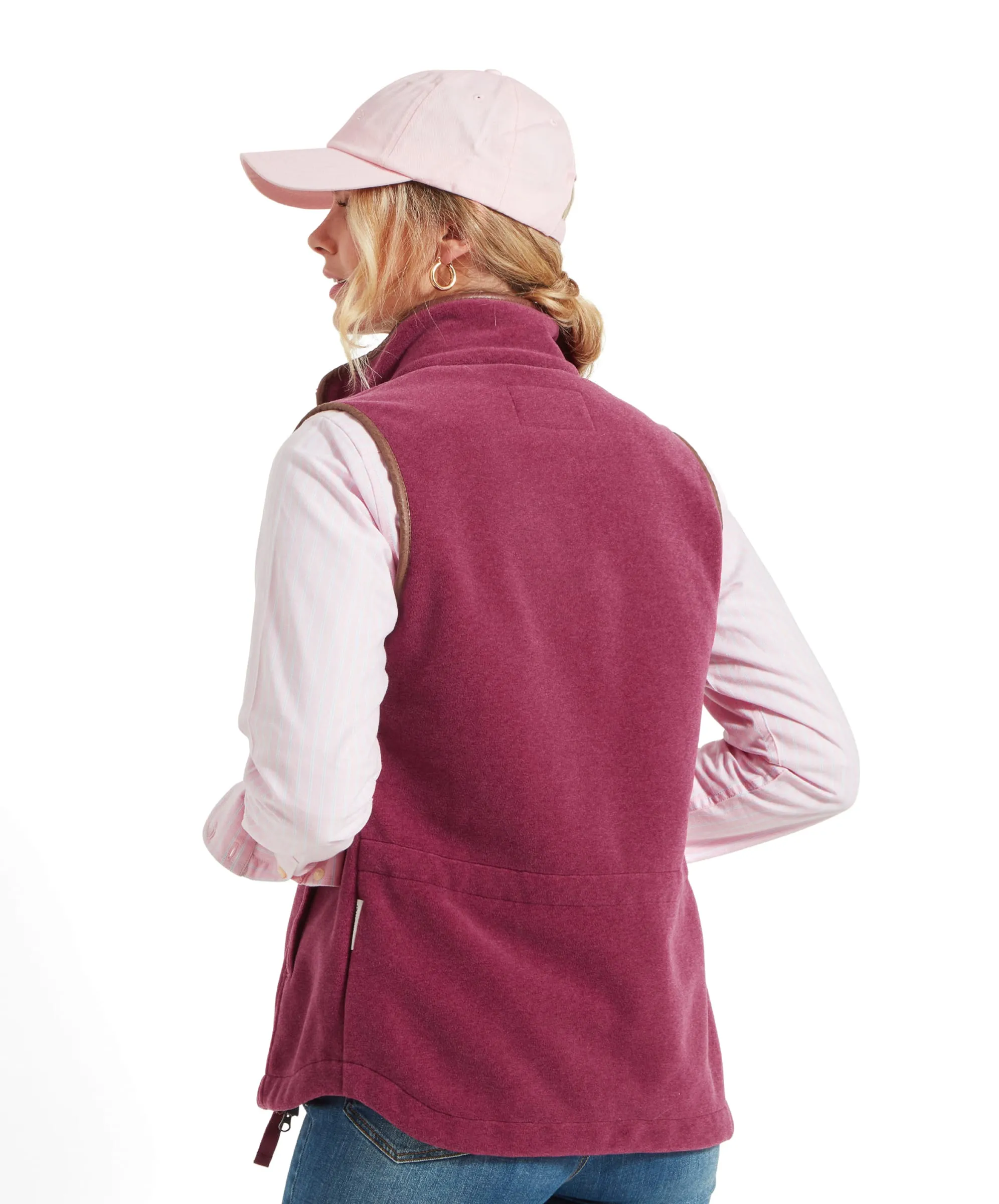 Lyndon Fleece Gilet - Mulberry