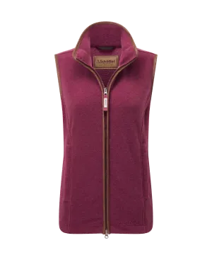 Lyndon Fleece Gilet - Mulberry