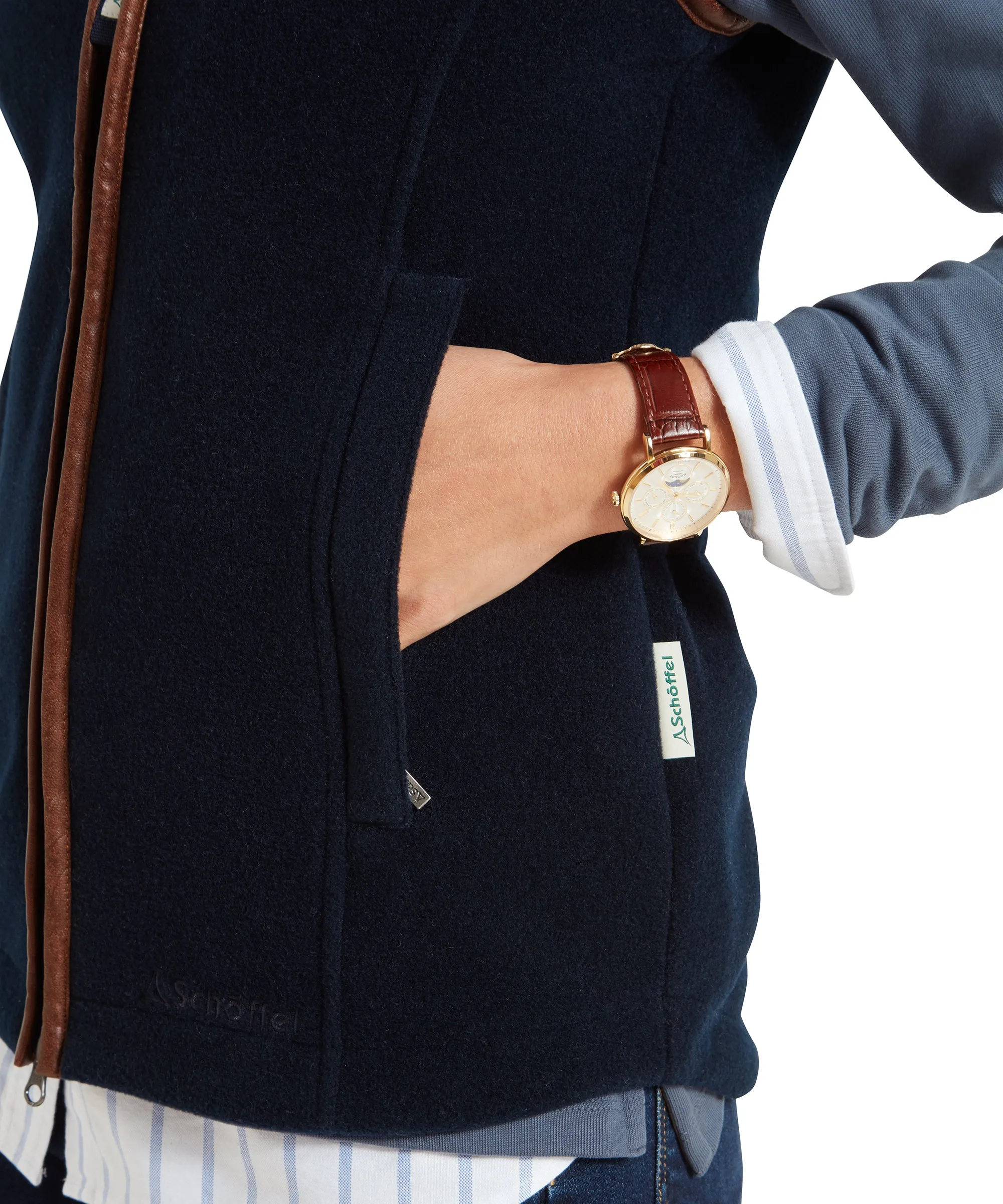 Lyndon Fleece Gilet - Navy