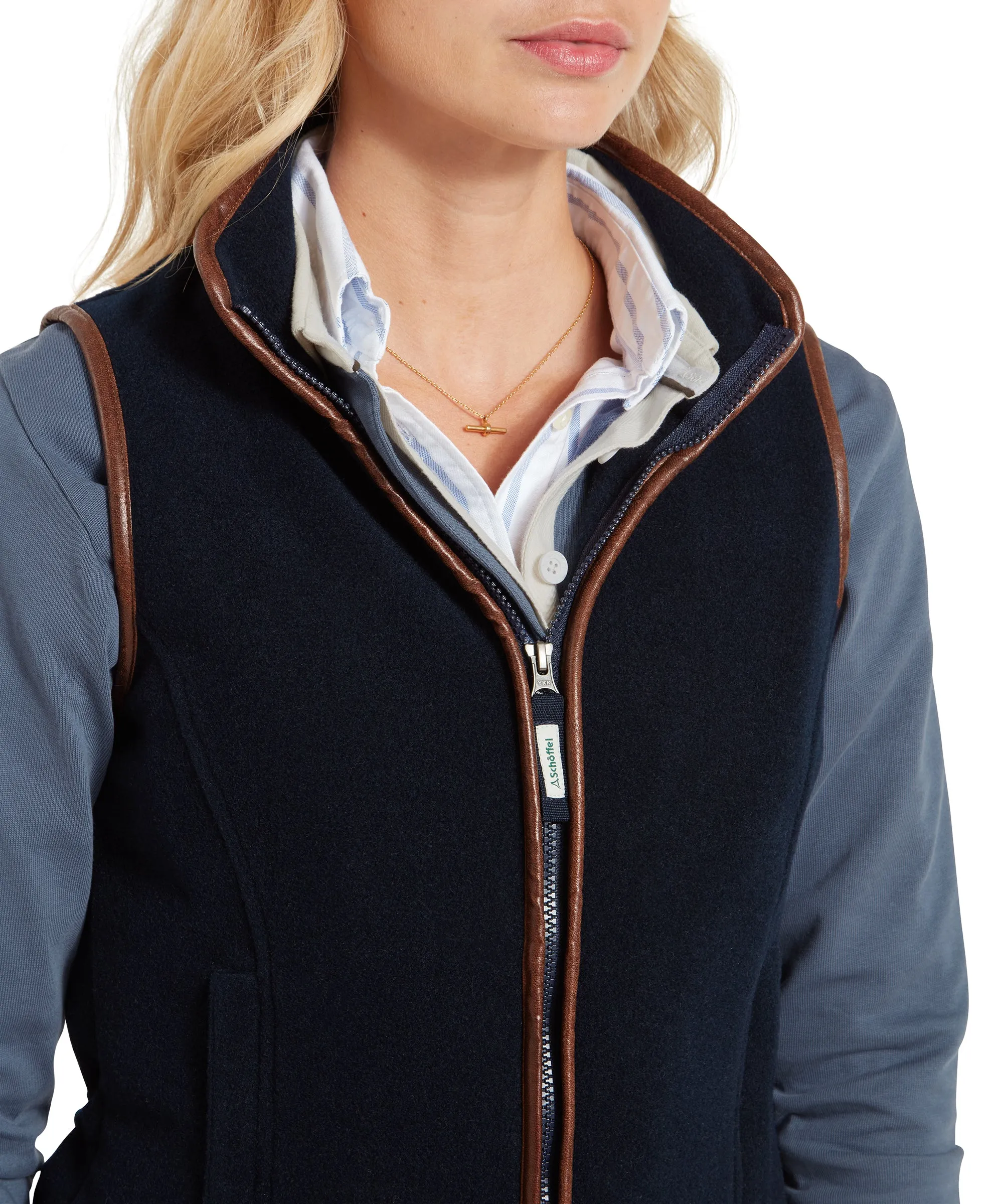 Lyndon Fleece Gilet - Navy