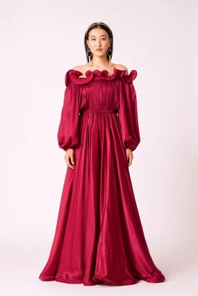 Madeline Satin Maxi