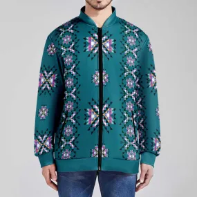 Medicine Lodge Dark Winter Zippered Collared Lightweight Jacket