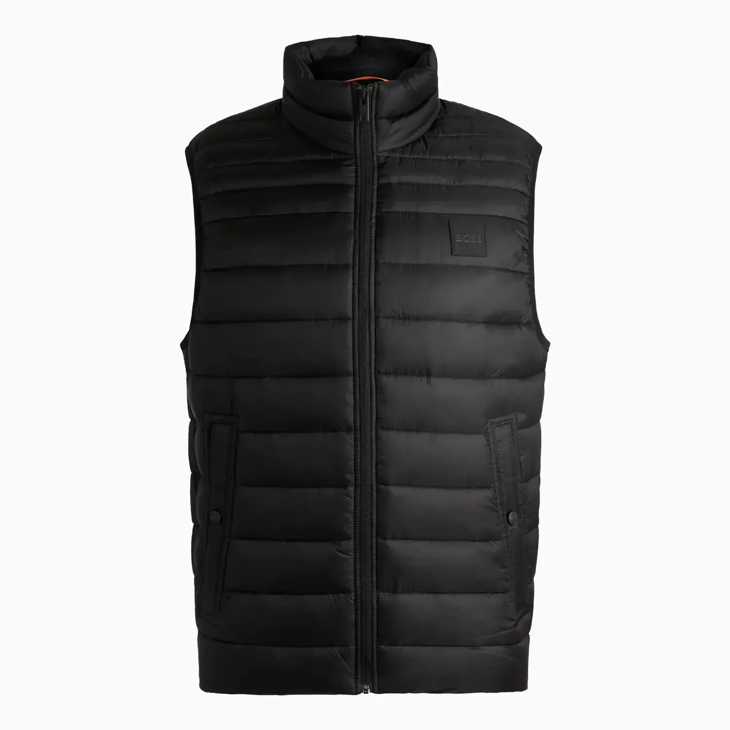 Men's Water Repellent Slim Fit Gilet Vest With Logo Patch