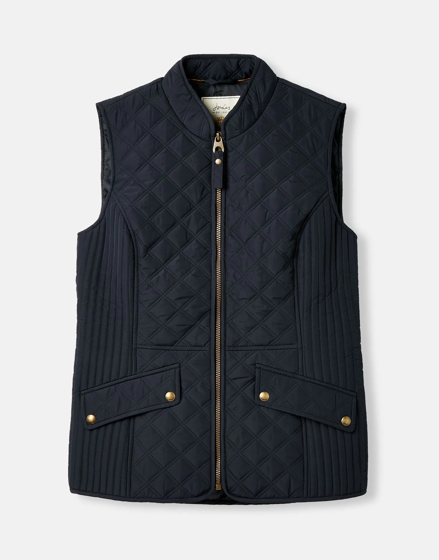 Minx Diamond Quilted Gilet - Dark Navy