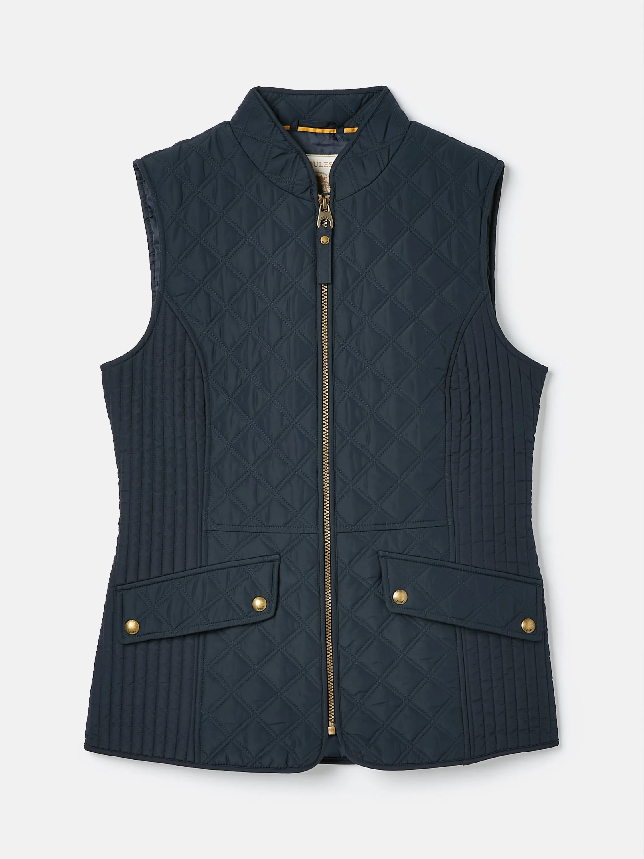 Minx Navy Blue Showerproof Diamond Quilted Gilet