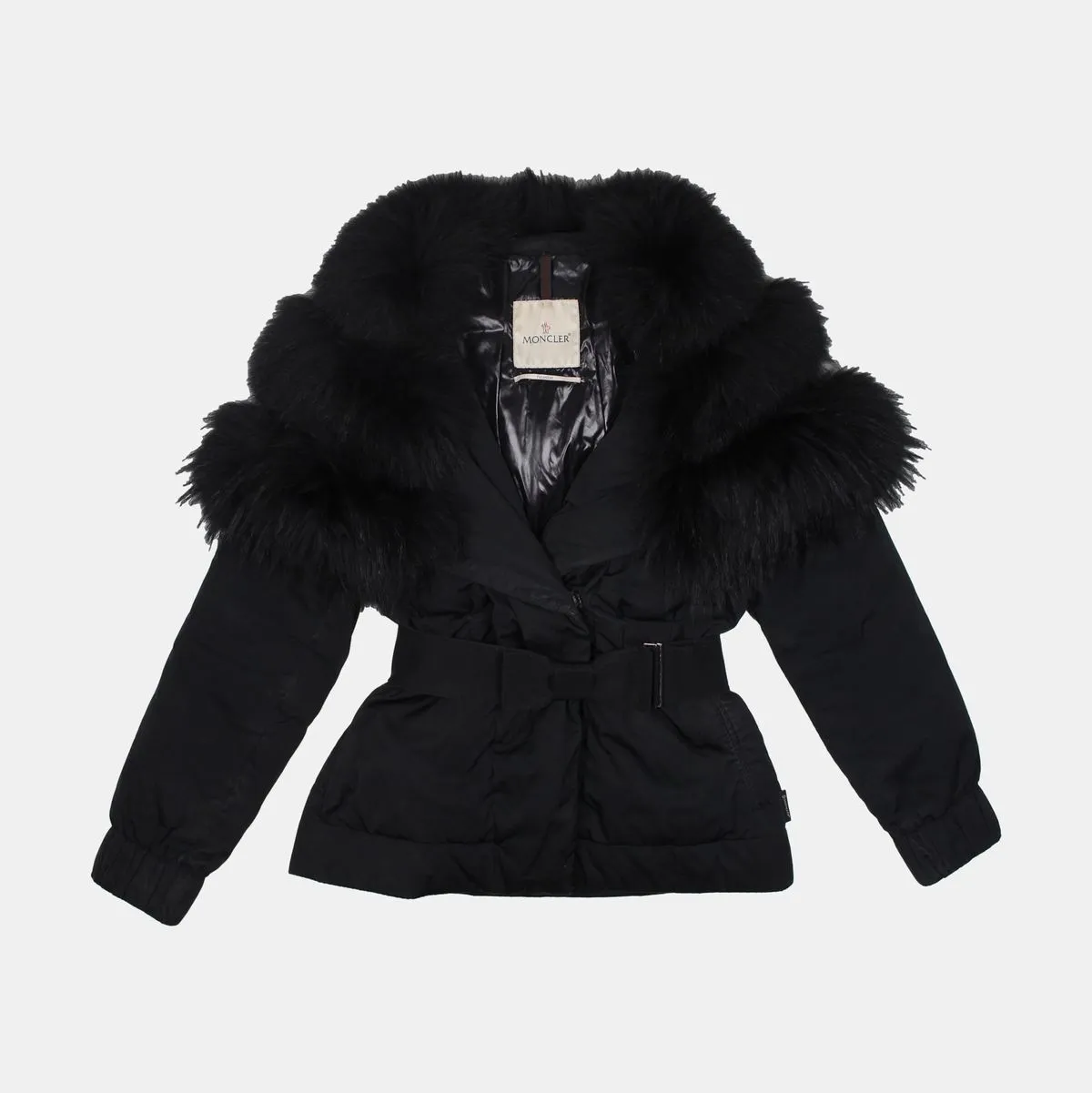 Moncler Premiere Raccoon Fur Puffer Coat