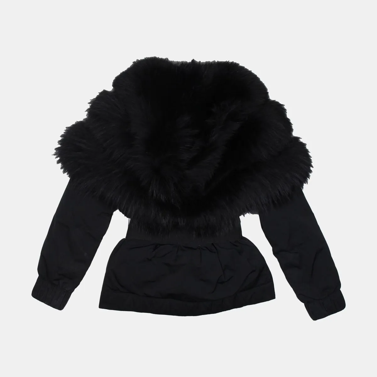 Moncler Premiere Raccoon Fur Puffer Coat