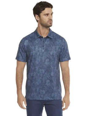 MVP MONTAUK BOTANICAL PRINT POLO