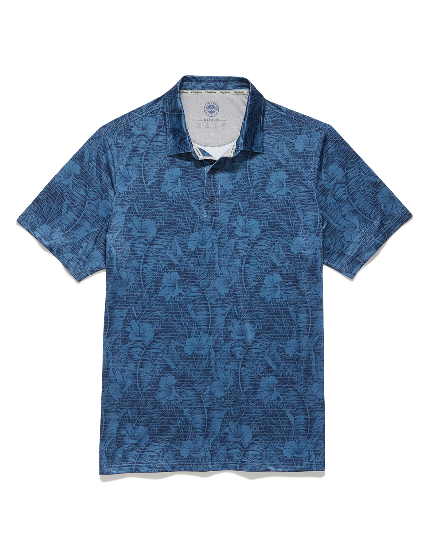 MVP MONTAUK BOTANICAL PRINT POLO