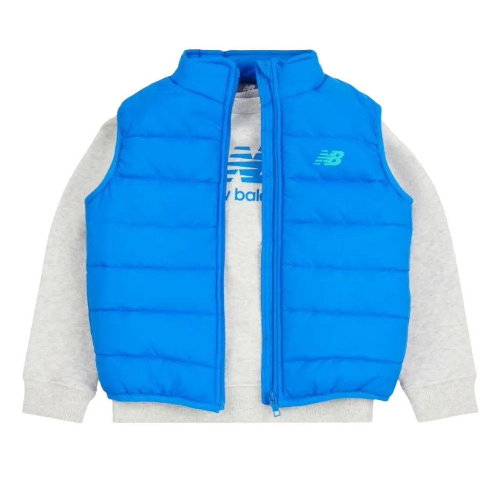 New Balance Gilet and Crew Jogger Set Baby