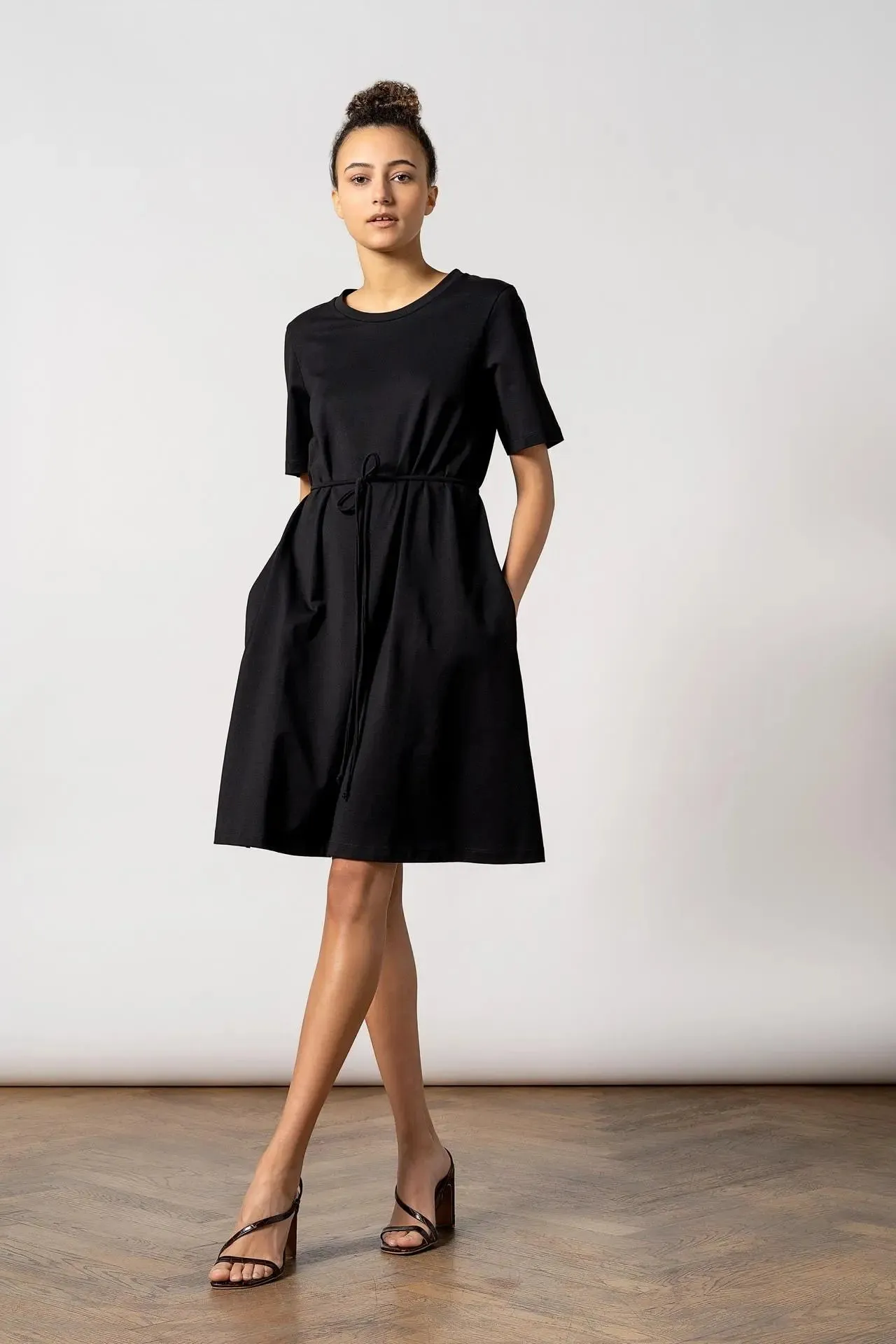 Ofelia Organic Cotton Dress Black