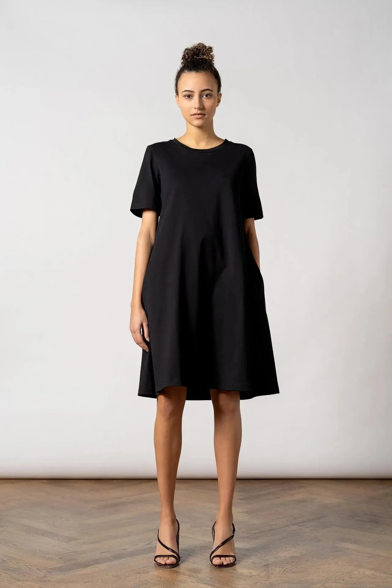 Ofelia Organic Cotton Dress Black