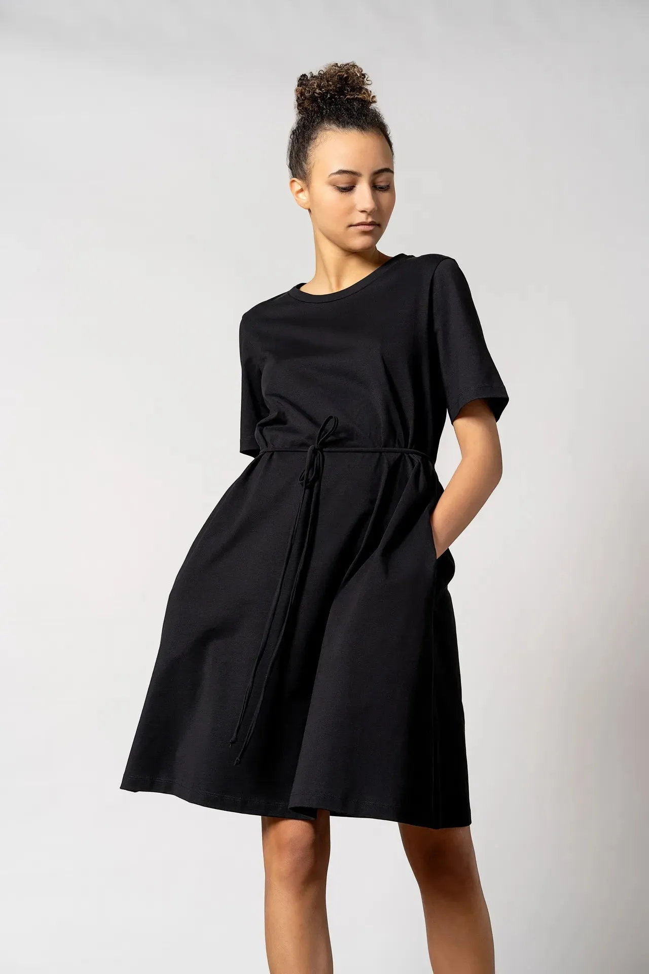 Ofelia Organic Cotton Dress Black