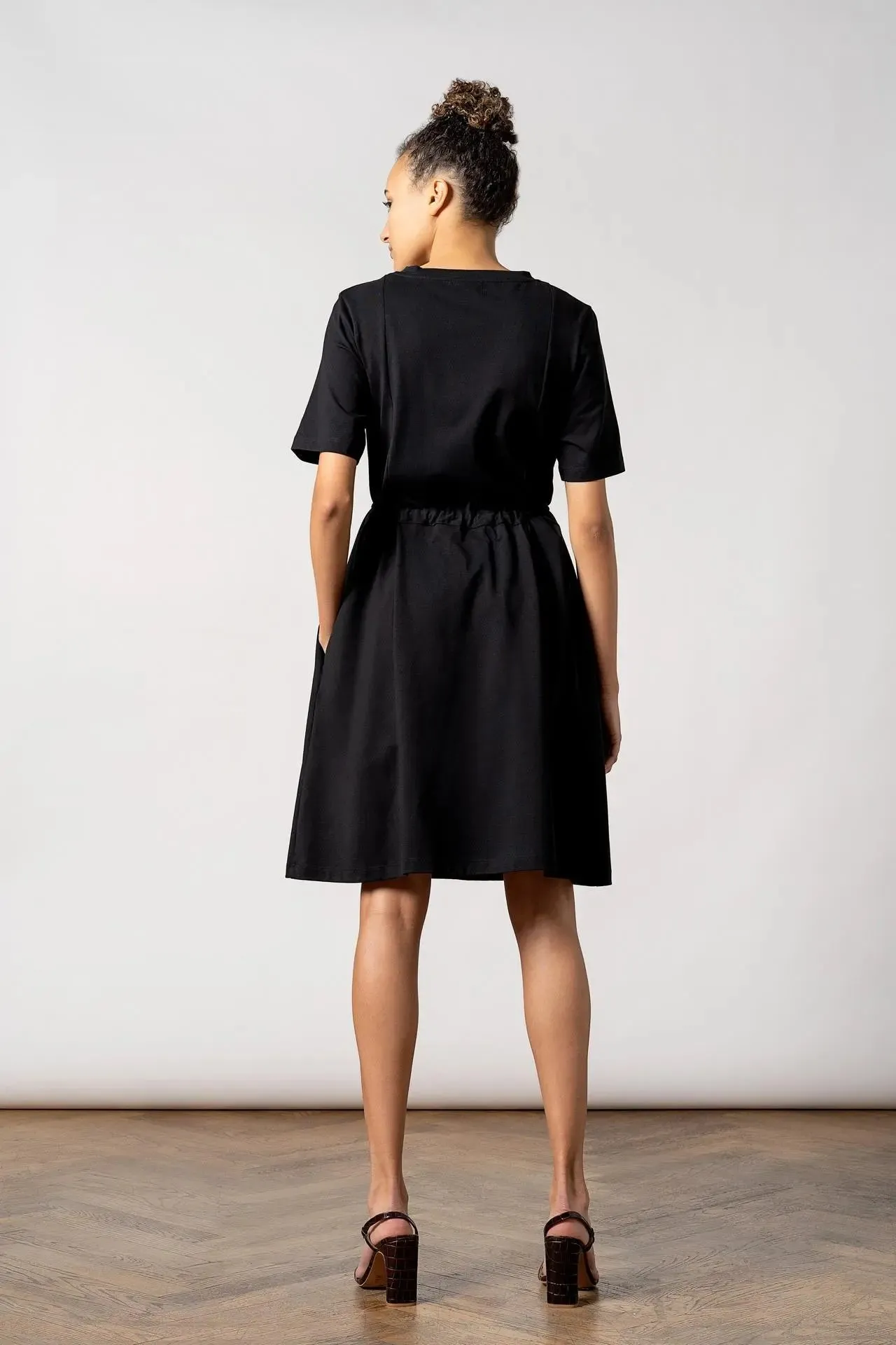 Ofelia Organic Cotton Dress Black