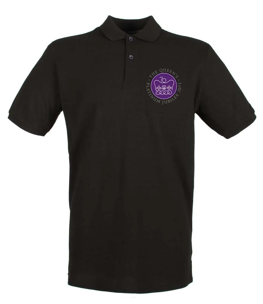 Official Queen's Platinum Jubilee 2022 Embroidered Polo Shirt