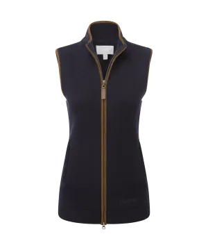 Orkney Merino Gilet - Navy