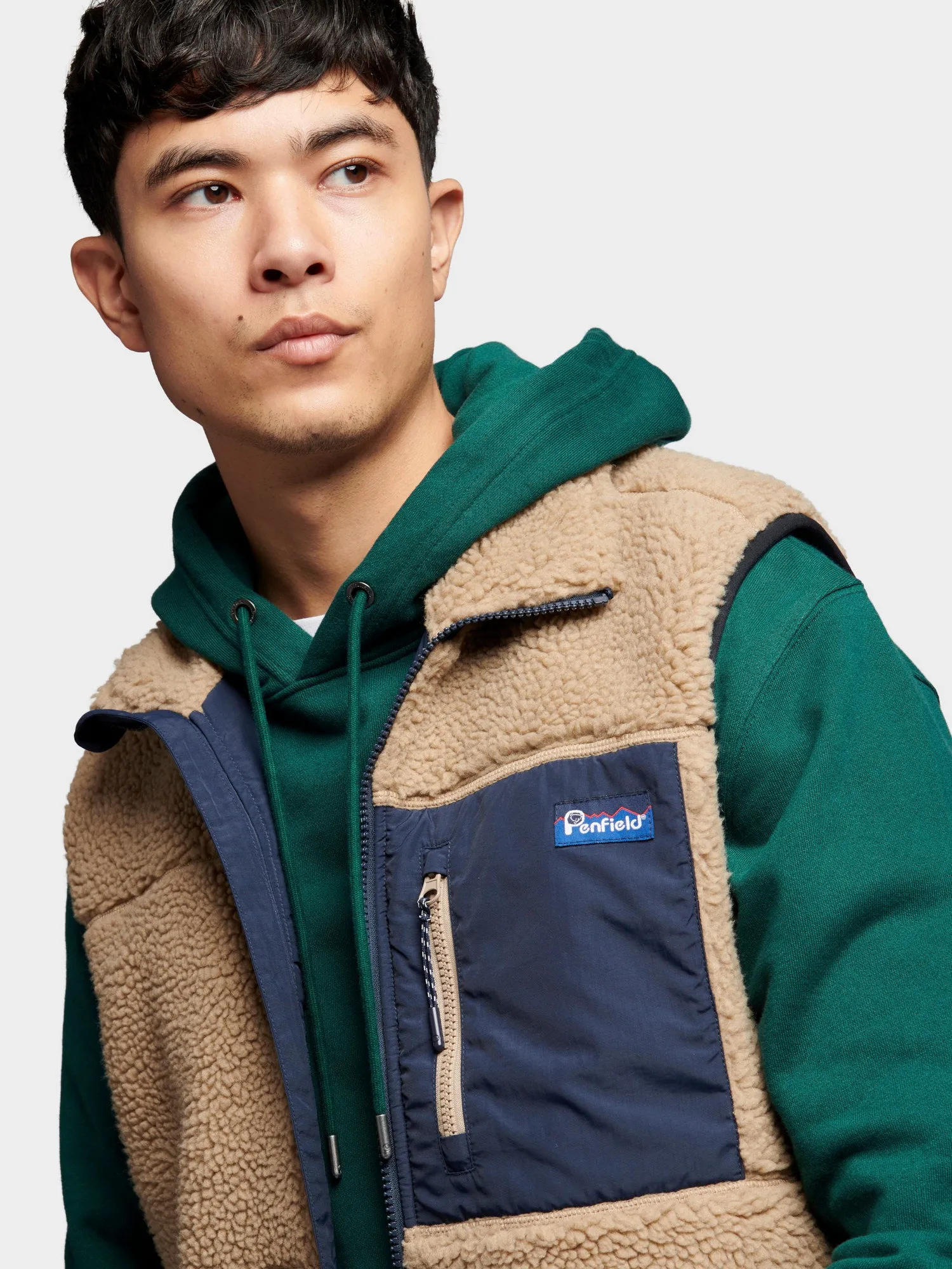 Penfield Mens Mattawa Vest Chinchilla