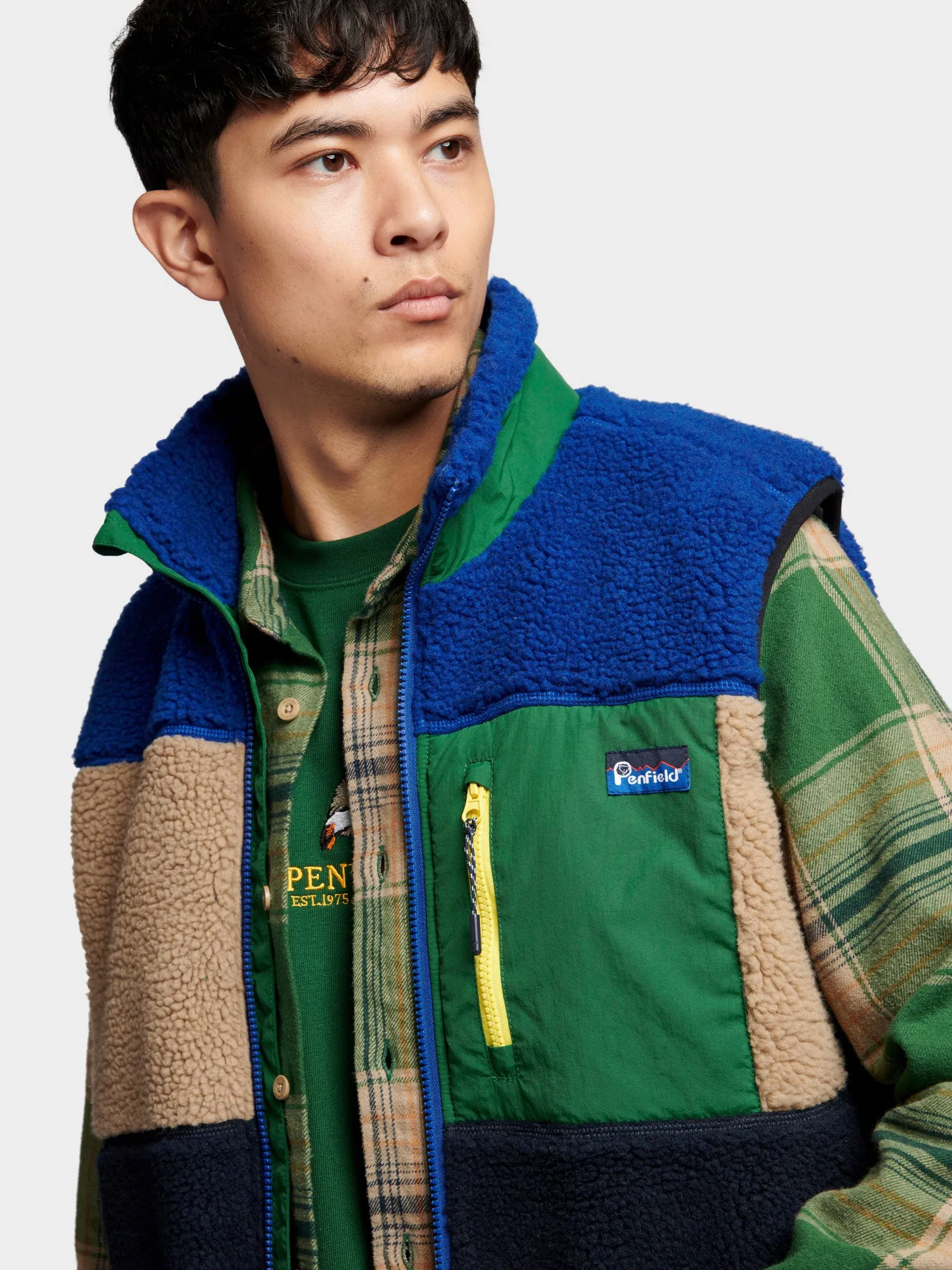 Penfield Mens Mattawa Vest Sodalite Blue