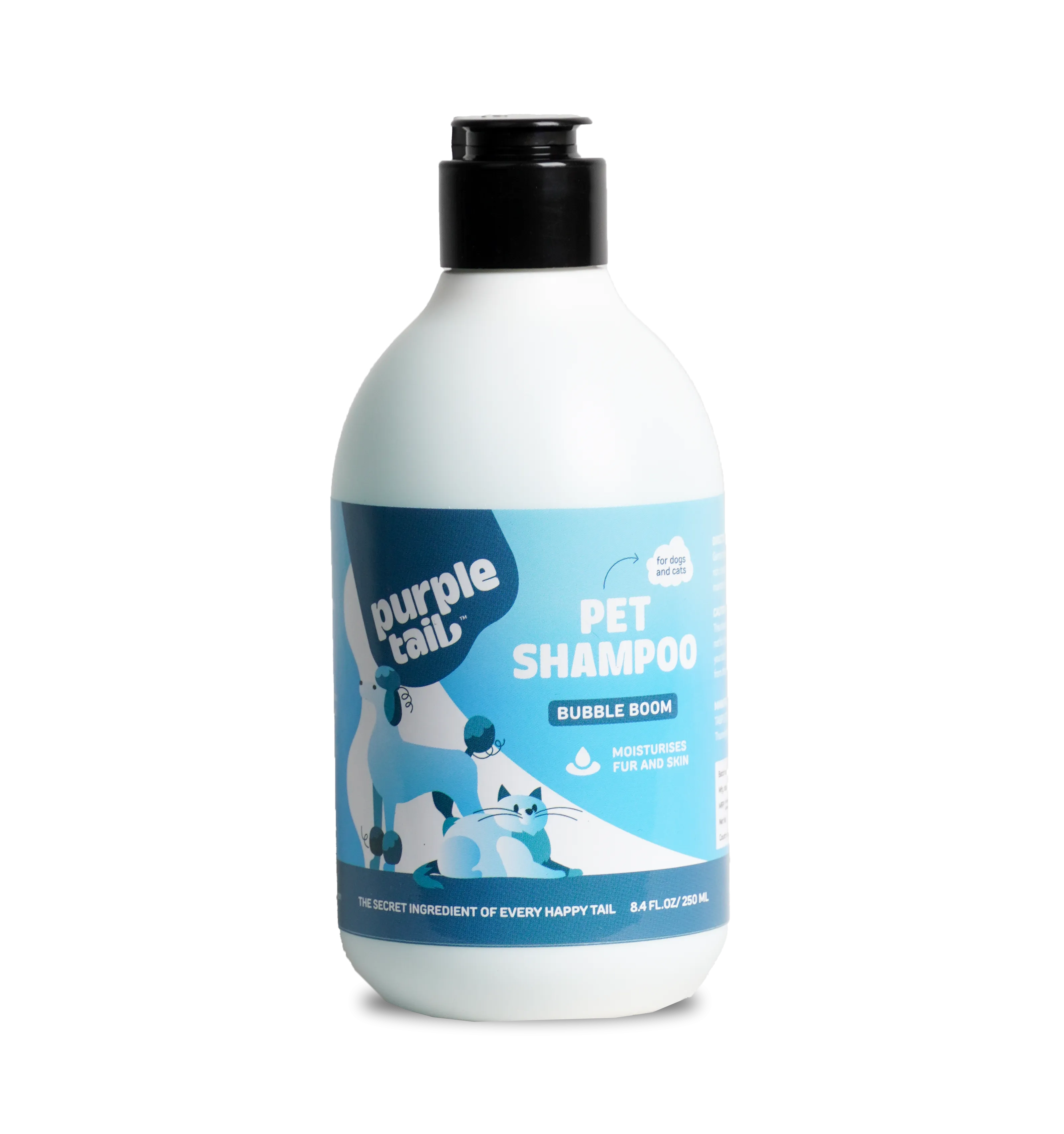 PET SHAMPOO BUBBLE BOOM 250ml "FOR DOGS AND CATS"