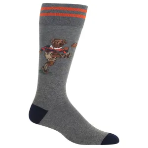 Polo Ralph Lauren Men's Rugby Kicker Bear Solid Casual Dress Sock