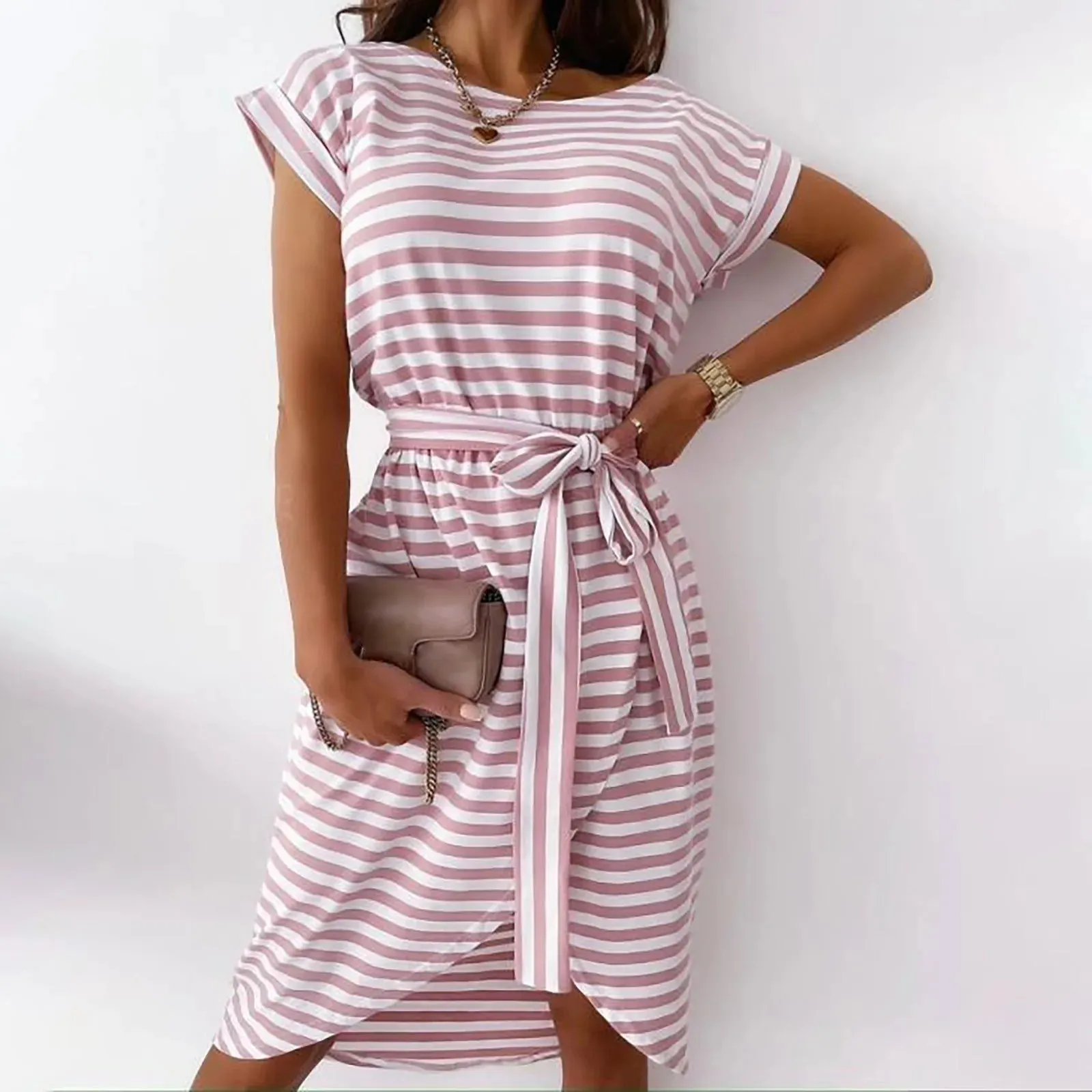 Print Button V Neck Sleeveless Loose Strap Splice Loose Beach Sundress Plus Size Slip Casual Summer Dress