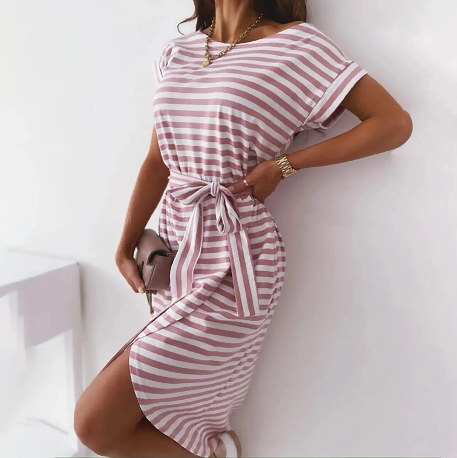 Print Button V Neck Sleeveless Loose Strap Splice Loose Beach Sundress Plus Size Slip Casual Summer Dress