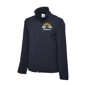 Rainbow with Clouds Soft Shell Jacket