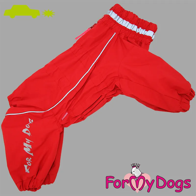 Ready To Race Rainsuit For Girls For Medium, Large Breeds, Pugs & Westies SPECIAL ORDER