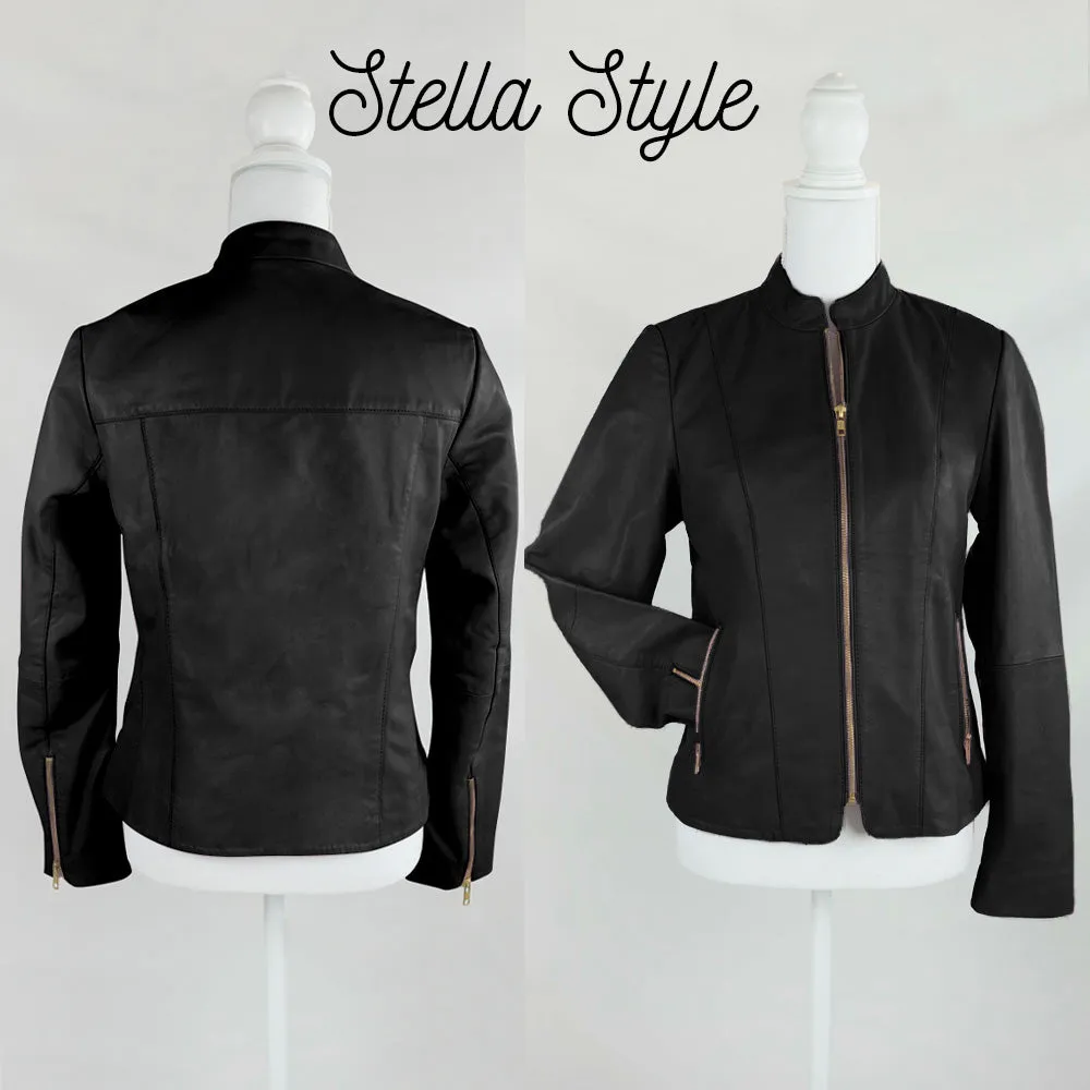 (Real Leather) Personalized Til Death Leather Jacket for Her