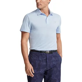 RLX Ralph Lauren Tour Pique Polo Shirt - Elite Blue/White