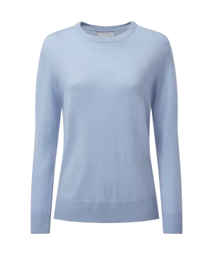 Rose Merino Jumper - Cool Blue