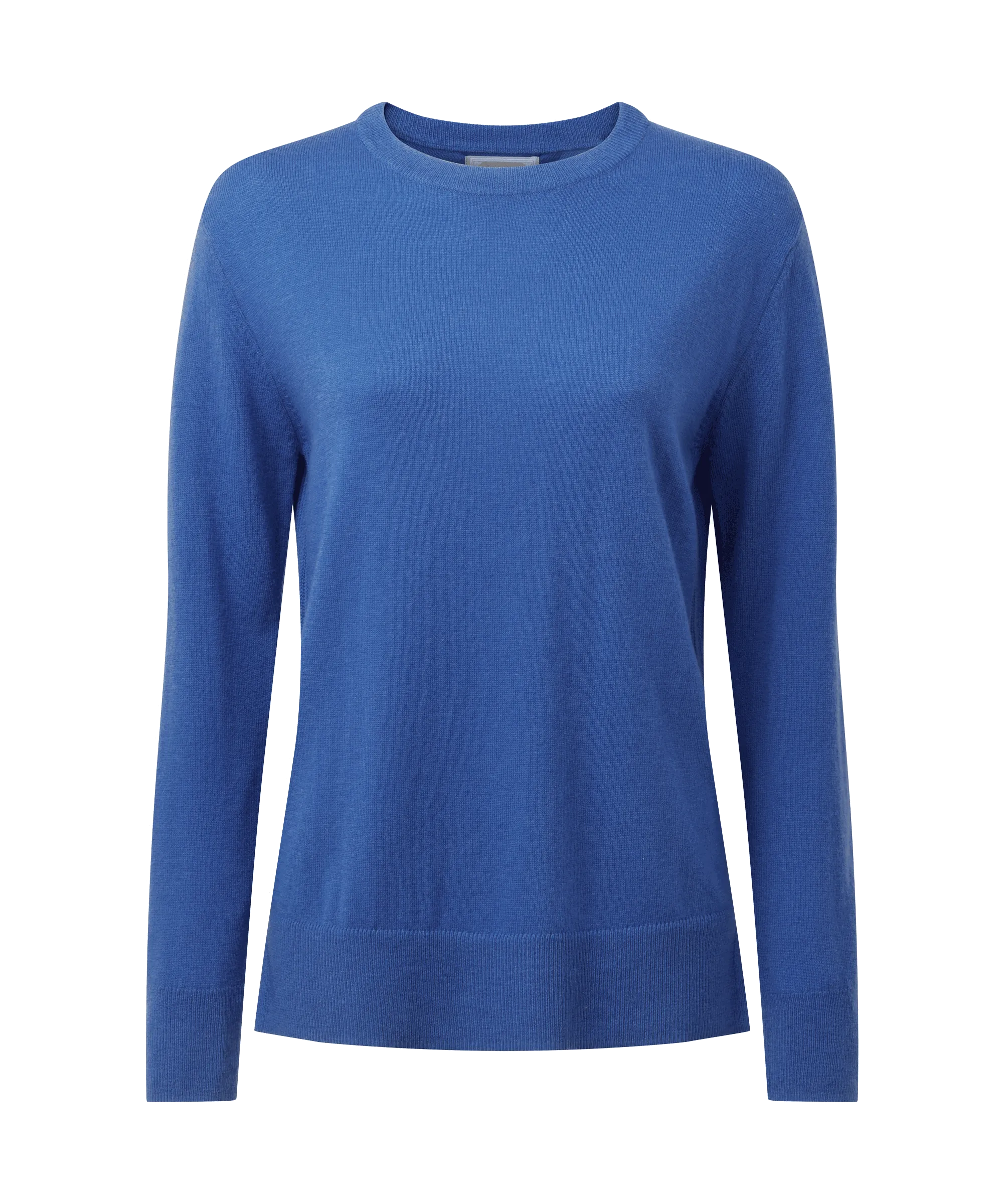 Rose Merino Jumper - Mykonos Blue