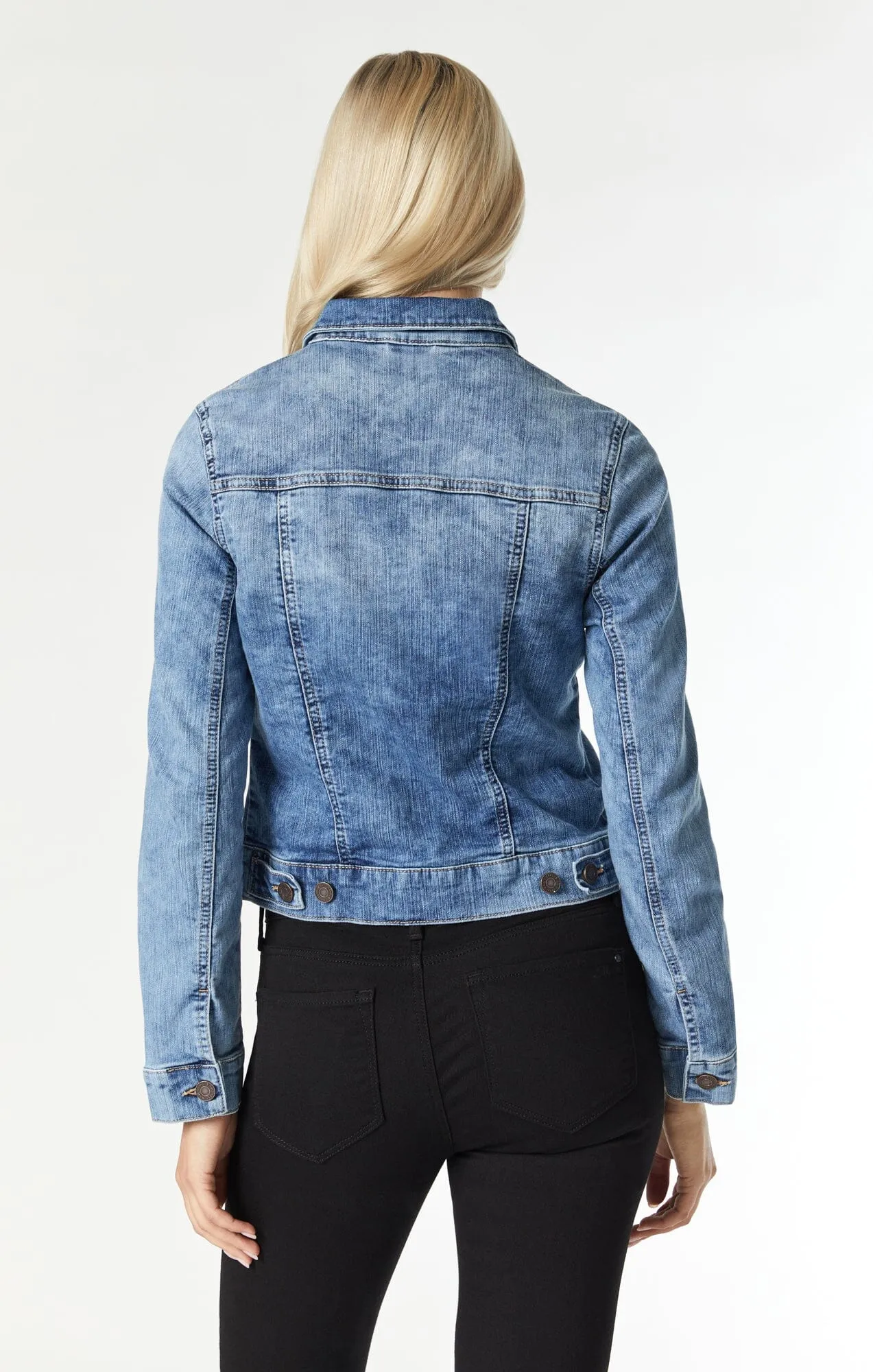 SAMANTHA DENIM JACKET IN BLEACH RANDOM NOLITA