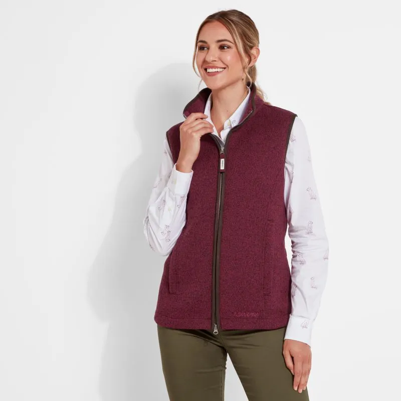 Schoffel Ashton Ladies Gilet - Mulberry