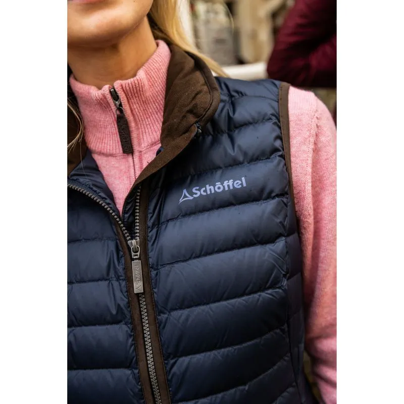 Schoffel Launde Down Ladies Gilet - Petrol Blue