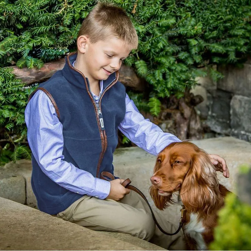 Schoffel Little Oakham Boys Fleece Gilet - Navy