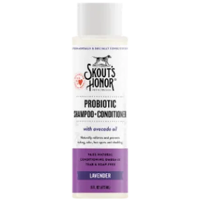 Skout's Honor Probiotic Pet Shampoo Plus Conditioner Lavender 16-oz