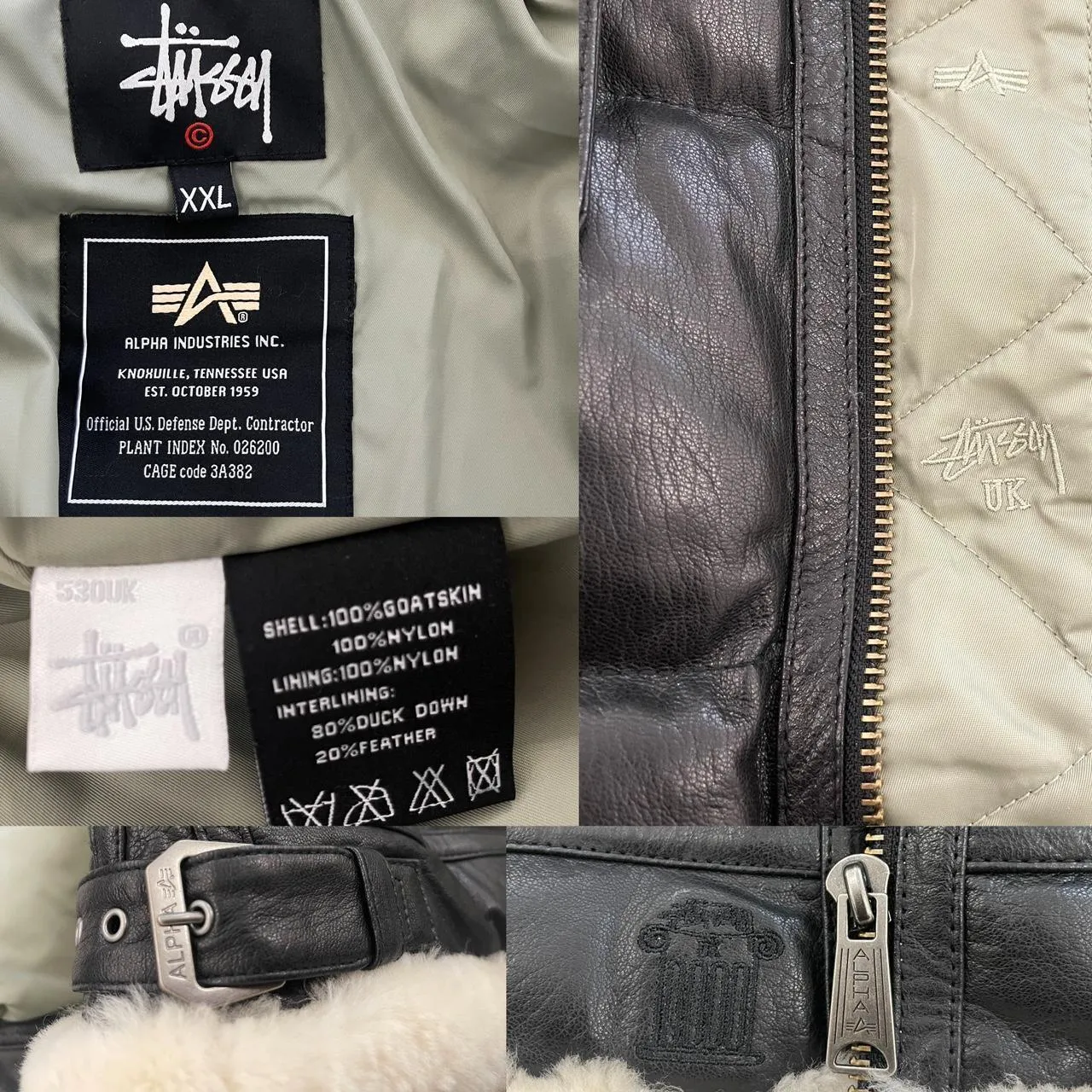 Stussy x Alpha Industries Flight Jacket