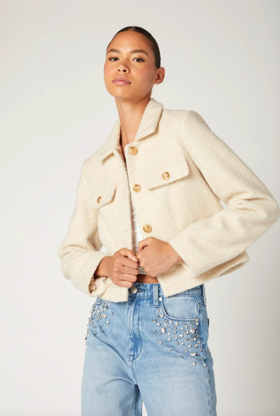 Style Guru Jacket- Wheat