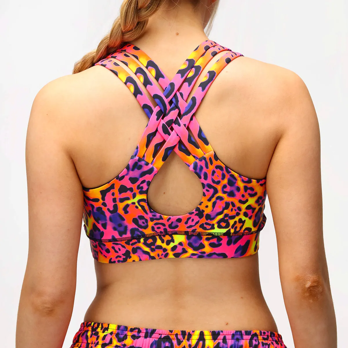 Sunset Safari Cross Back Bra