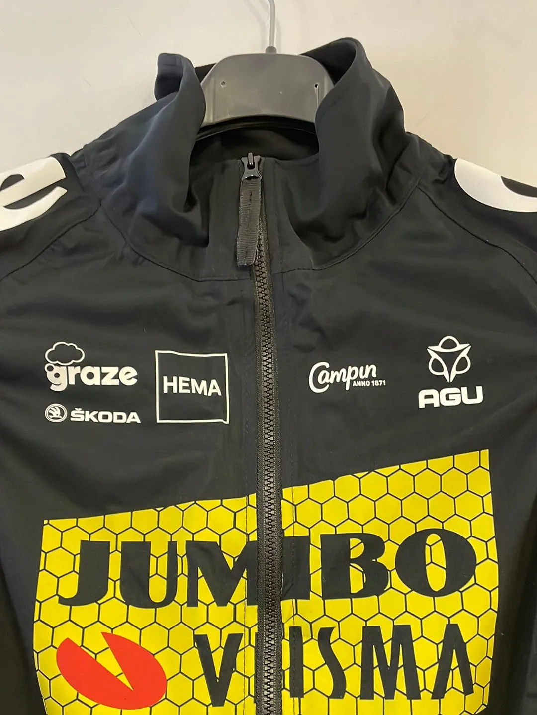 Team Jumbo Visma | AGU Premium Rain Gilet Pockets Campina