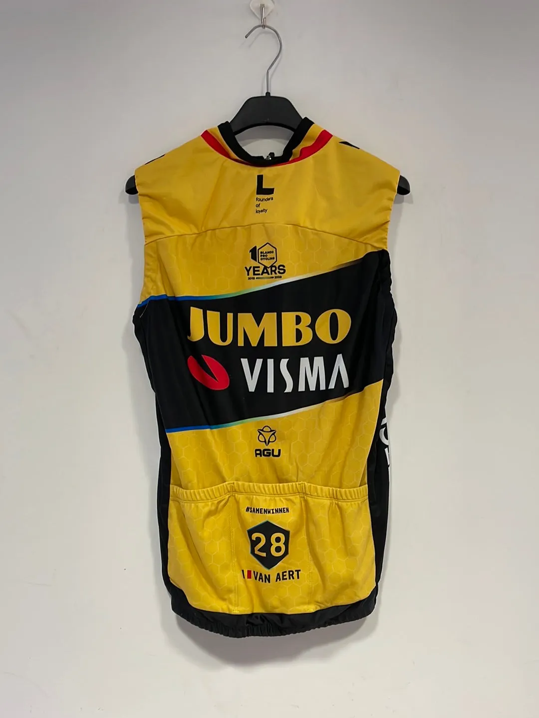 Team Jumbo Visma | AGU Premium Thermal Gilet Pocket 23 ex Belgian Champ