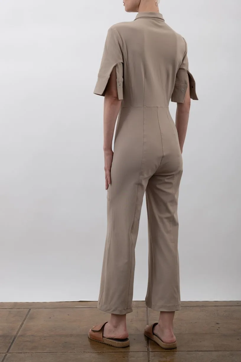 Tech Stretch Cropped Utility Jumpsuits - VANCOUVER